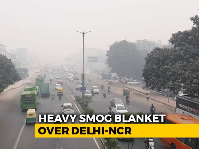 Thick Smog In Delhi Before Diwali, Pollution Levels Cross Safe Limit