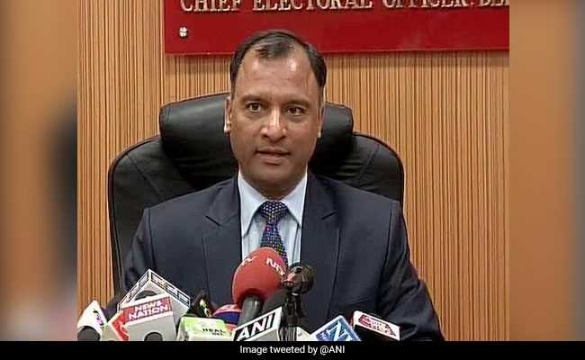 Delhi's Top Electoral Officer Likely To Be Appointed Chief Secretary