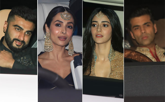 Arjun Kapoor, Malaika Arora, Karan Johar, Ananya Panday: Guests At Designer Abu Jani And Sandeep Khosla's Grand Diwali Party