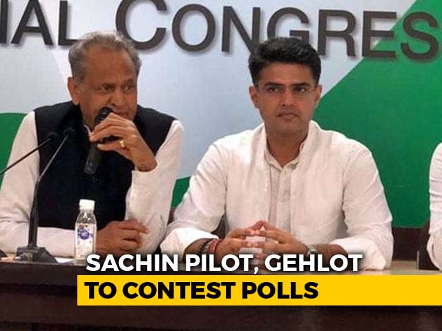 Sachin Pilot, Ashok Gehlot Will Both Contest Rajasthan Polls, Deny Rift Sachin Pilot, Ashok Gehlot Will Both Contest Rajasthan Polls, Deny Rift