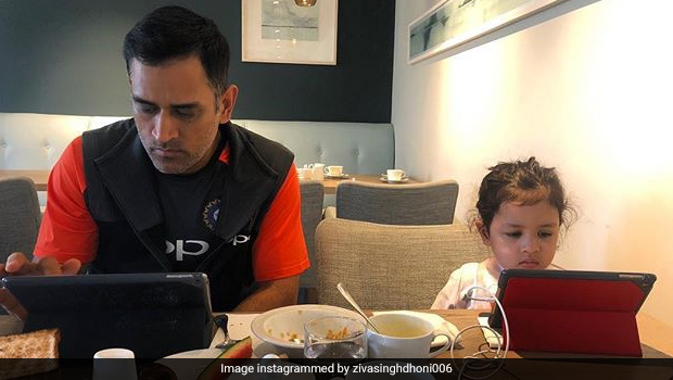 Watch: Here's How Ziva Dhoni Ensures Her Father MS Dhoni Eats Healthy!