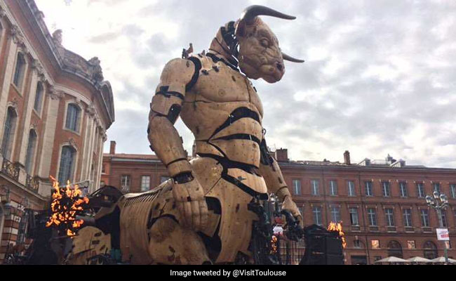 A Giant Spider And Minotaur: Fantastic Beasts On The Streets Of France