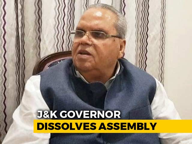 J&K Governor Dissolves Assembly Amid Race To Form Government