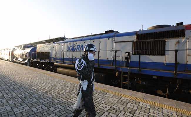 South Korea Sends Train Into North Korea, For The First Time In A Decade