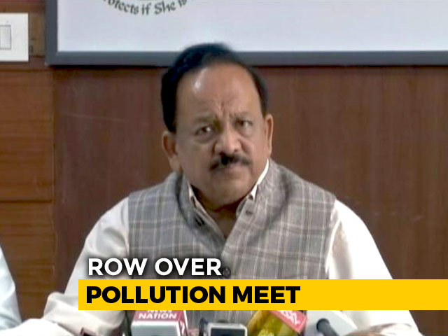 Only Delhi Minister Answers Centre's Call, 4 States Skip Pollution Meet