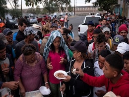 Migrant Caravan Arrives At US-Mexico Border Migrant Caravan Arrives At US-Mexico Border