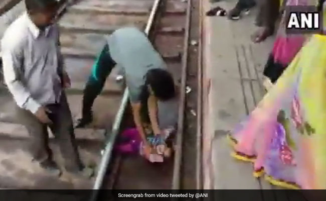 On Camera, One-Year-Old Escapes Unhurt As Train Passes Over Her In UP