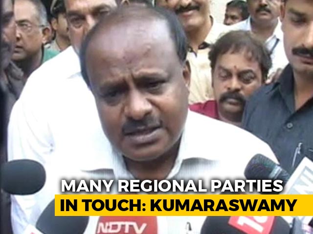 'Leadership Of Alliance Front Not Important Issue': HD Kumaraswamy To NDTV