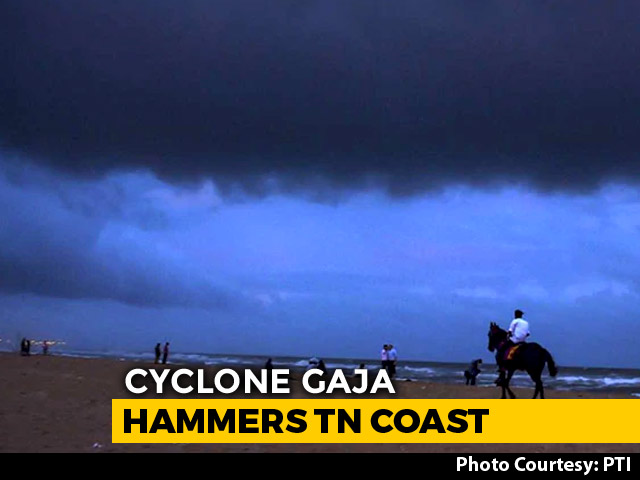 Over 76,000 Evacuated As Cyclone Gaja Hammers Coastal Tamil Nadu