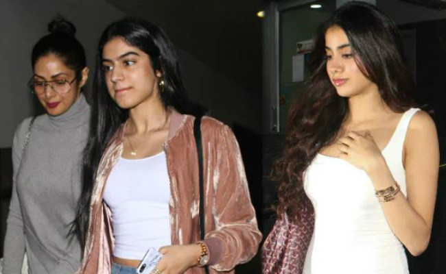 Khushi And Janhvi Kapoor Bring Back Sridevi Memories With Their Wardrobe Choices