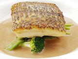 Pan Seared Sea Bass With Coconut Reduction