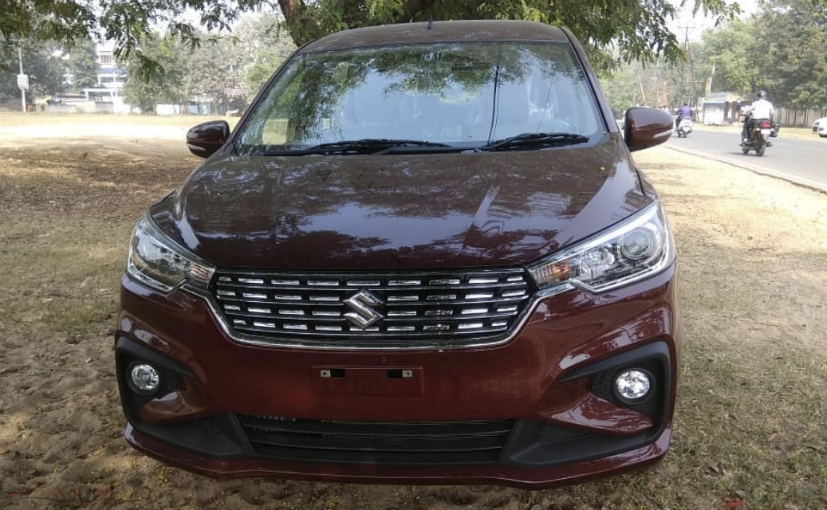 All-New Maruti Suzuki Ertiga Spied, Detailed Interior And Exterior Pictures