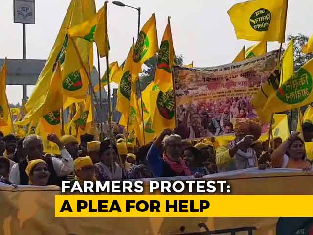 Thousands Of Farmers Walk To Delhi, Mission Parliament Tomorrow