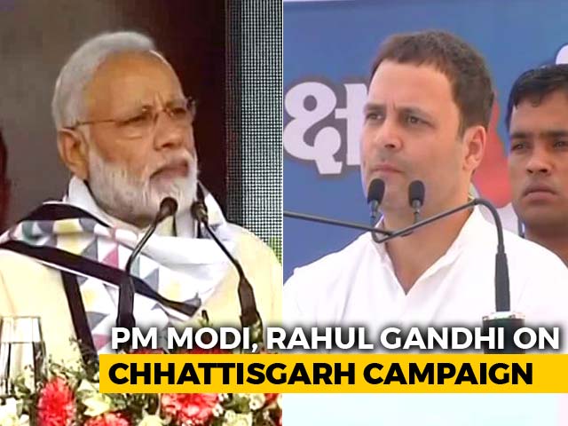 PM Modi, Rahul Gandhi To Launch Campaign For Chhattisgarh Polls Today