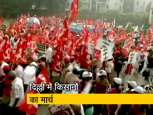 दिल्ली में किसानों का मुक्ति मार्च