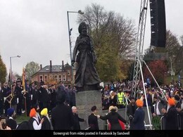 Police Hunt For Vandals Who Defaced New Indian War Memorial In UK Police Hunt For Vandals Who Defaced New Indian War Memorial In UK