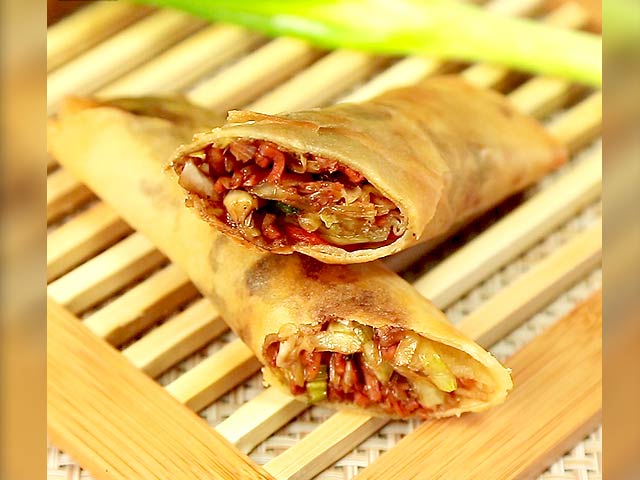 How To Make Veg Spring Rolls at Home