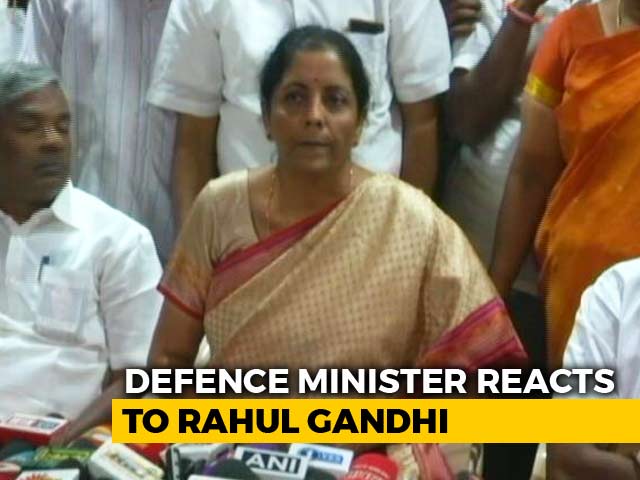 Nirmala Sitharaman Attacks Congress, Says Rahul Gandhi Is "Confused Man"