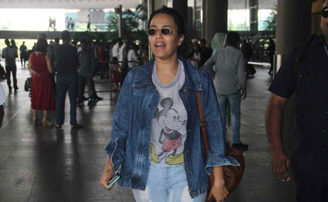 Get Swara Bhasker's Super Casual 'Mickey Mouse' Tee Look