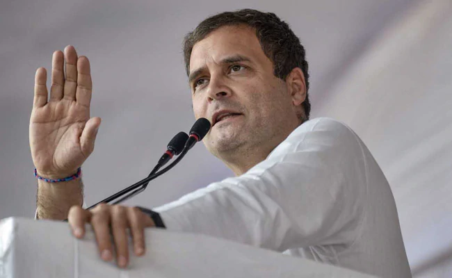 Rahul Gandhi's '<i>Bharat Mata Ki Jai</i>' Jibe At PM, Amid Rajasthan Elections