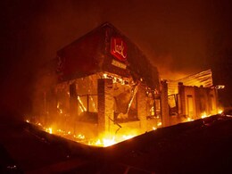 Late-Season Wildfire Ravages California Town As Residents Flee Late-Season Wildfire Ravages California Town As Residents Flee