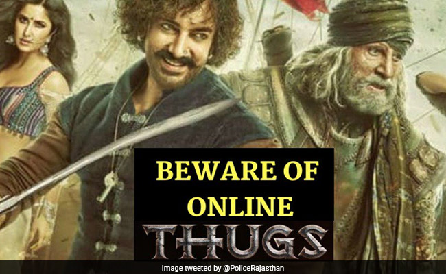 Rajasthan Police's Message On Cyber Safety Has A <i>Thugs Of Hindostan</i> Twist