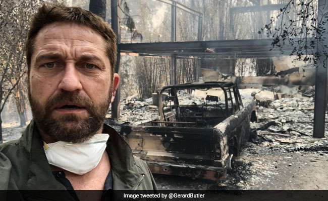 Homes Of Gerard Butler, Miley Cyrus Destroyed In California Wildfire