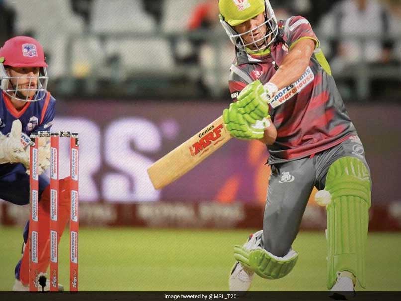AB De Villiers Plays Switch Hit To Perfection In Mzansi Super League, Fans Love It. Watch Video