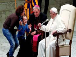 Pope's Heart-Warming Realisation After Speech-Impaired Boy Invades Stage Pope's Heart-Warming Realisation After Speech-Impaired Boy Invades Stage