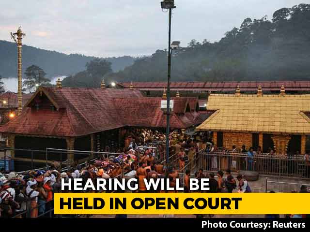 Supreme Court Agrees To Review Sabarimala Verdict In Open Court