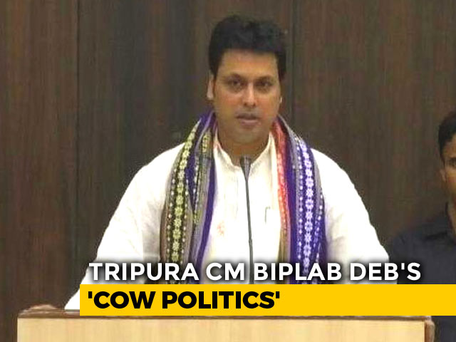 Biplab Deb's Latest Home-Grown Idea Has Cows, Milk And Income