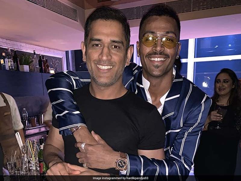 MS Dhoni's Bromance With Hardik Pandya Grabs Attention At Wife Sakshi's Birthday Bash