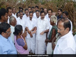 E Palaniswami Visits Cyclone Gaja-Hit Areas Amid Demands For More Help E Palaniswami Visits Cyclone Gaja-Hit Areas Amid Demands For More Help