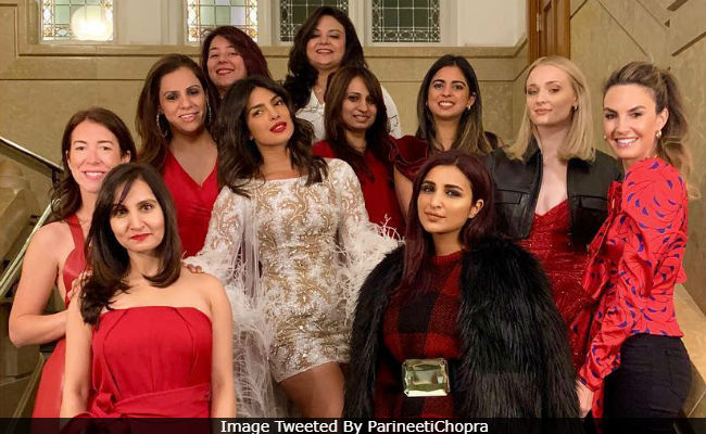 'Red, White And The Bride:' More Pics From Priyanka Chopra's Bachelorette; Parineeti And Isha Ambani Also Join The Squad