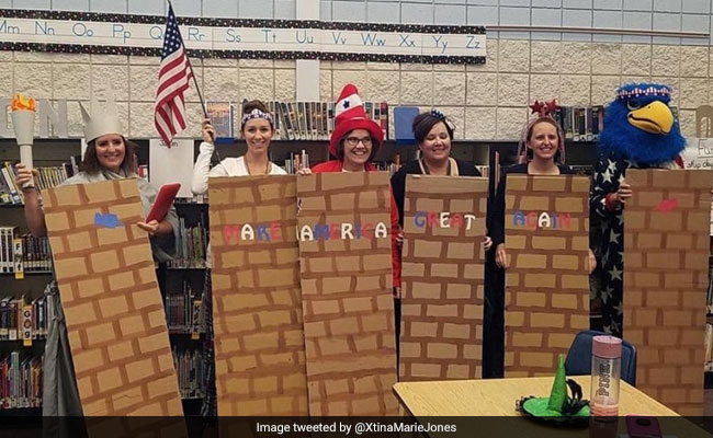 Teachers Dressed As 'Mexicans', The Wall On Halloween. It Didn't Go Well