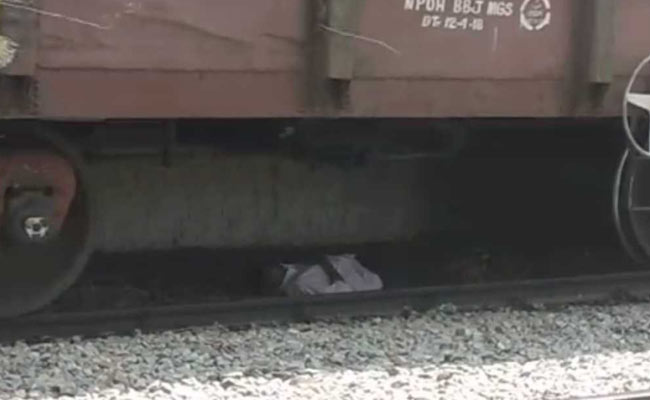 Caught On Camera: Andhra Man Lies Down On Tracks As Train Passes Over Him