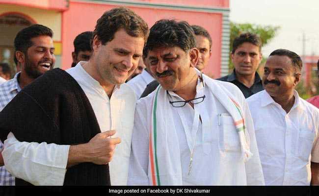 Congress' DK Shivakumar Visits Income Tax HQ With Mother For Questioning