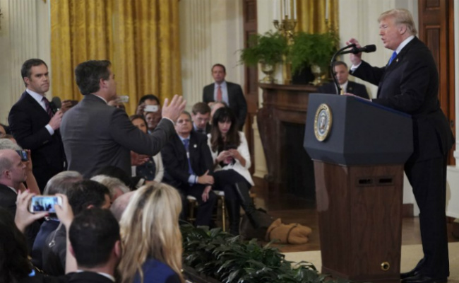 Trump Calls Reporter "Rude, Terrible" In Tense Press Conference Exchange