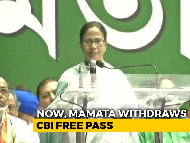 After Chandrababu Naidu, Now Mamata Banerjee Withdraws Free Pass To CBI