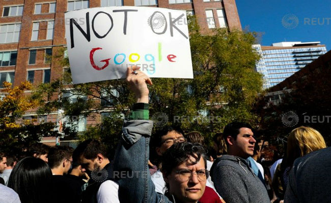 Google Employees Around The World Stage Protest Over Workplace Harassment