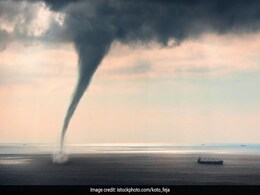 Huge Waterspout Hits Italy, Pics Go Viral On Social Media Huge Waterspout Hits Italy, Pics Go Viral On Social Media