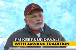 PM Modi Celebrates Diwali With Soldiers, Visits Kedarnath Temple PM Modi Celebrates Diwali With Soldiers, Visits Kedarnath Temple