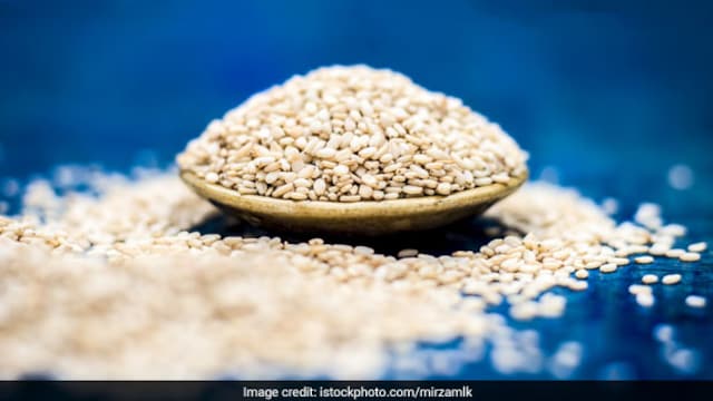 Sesame seeds are loaded with fibre