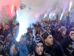 "Threat Of 'Full-Scale War' With Russia," Warns Ukraine President "Threat Of 'Full-Scale War' With Russia," Warns Ukraine President