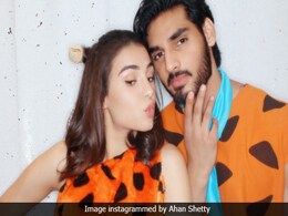 Suniel Shetty's Son Ahan Shares Belated Halloween Post With Rumoured Girlfriend. Seen Yet? Suniel Shetty's Son Ahan Shares Belated Halloween Post With Rumoured Girlfriend. Seen Yet?