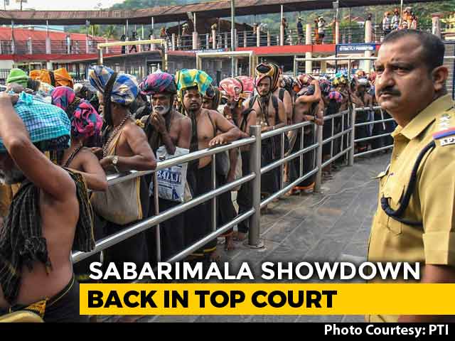 Top Court To Consider Petitions For Changing Sabarimala Verdict Today