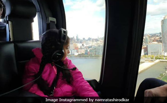Namrata Shirodkar Posts More Vacation Pics, Featuring Daughter Sitara And Son Gautham
