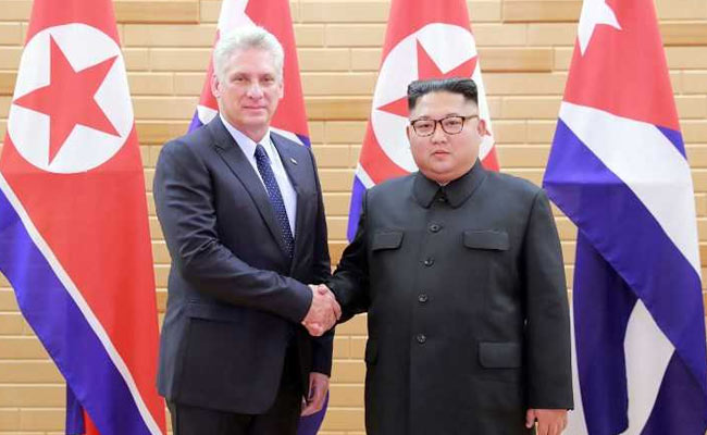 North Korea Displays Kim Jong Un's Portrait In Public For First Time