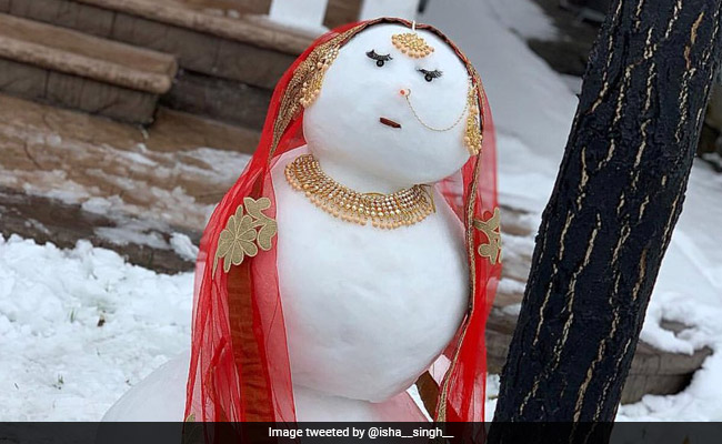 Move Over Deepika, This Stunning Snow Woman Bride Is Breaking The Internet