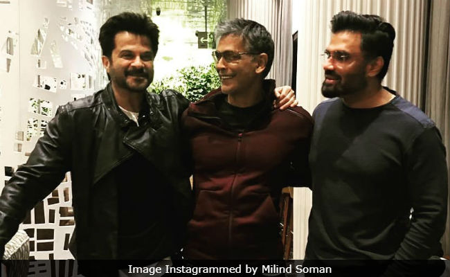 When 'Fitness Icons' Anil Kapoor, Milind Soman And Suneil Shetty Posed For A Pic